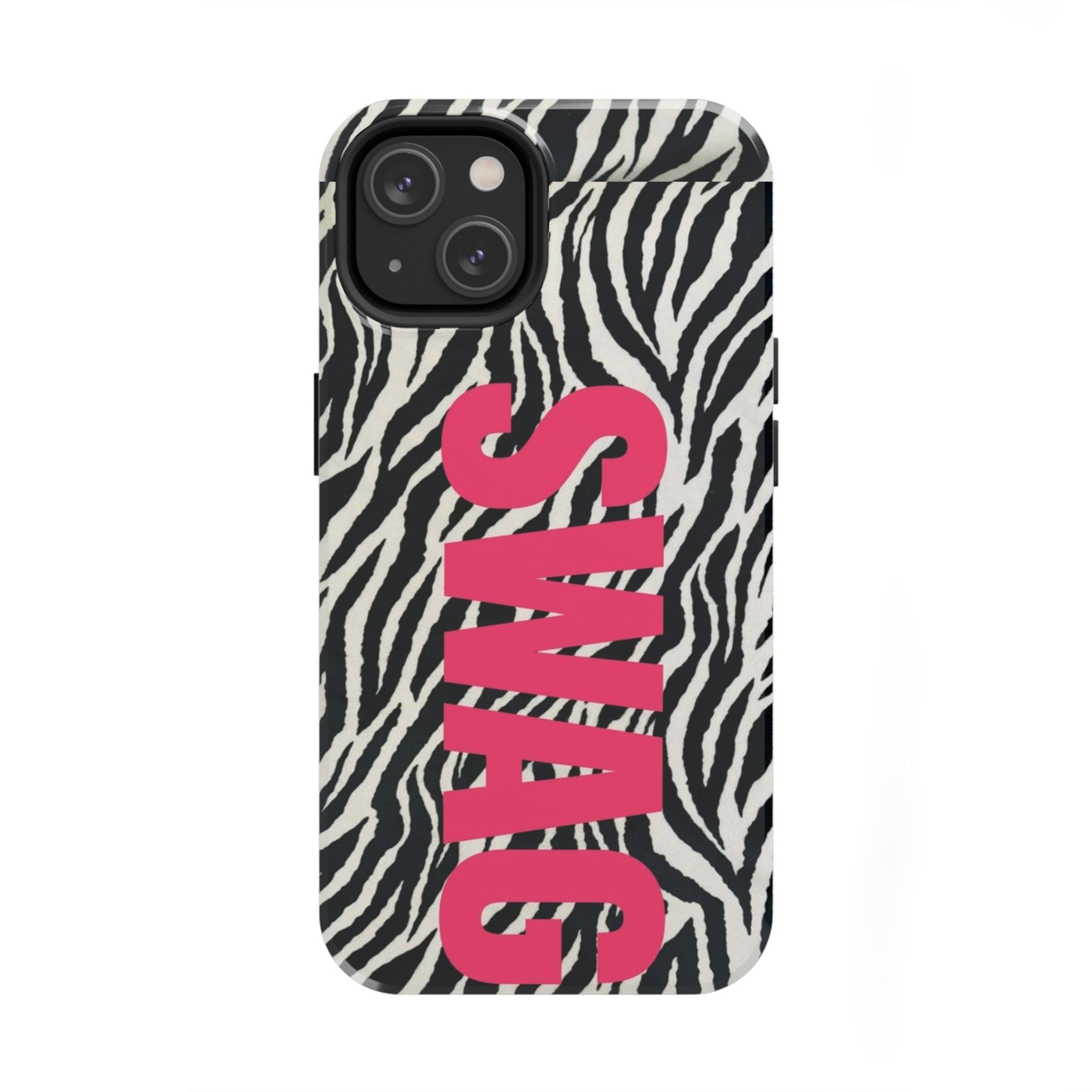 SWAG Zebra Print Phone Case — Tough Protective iPhone Cover