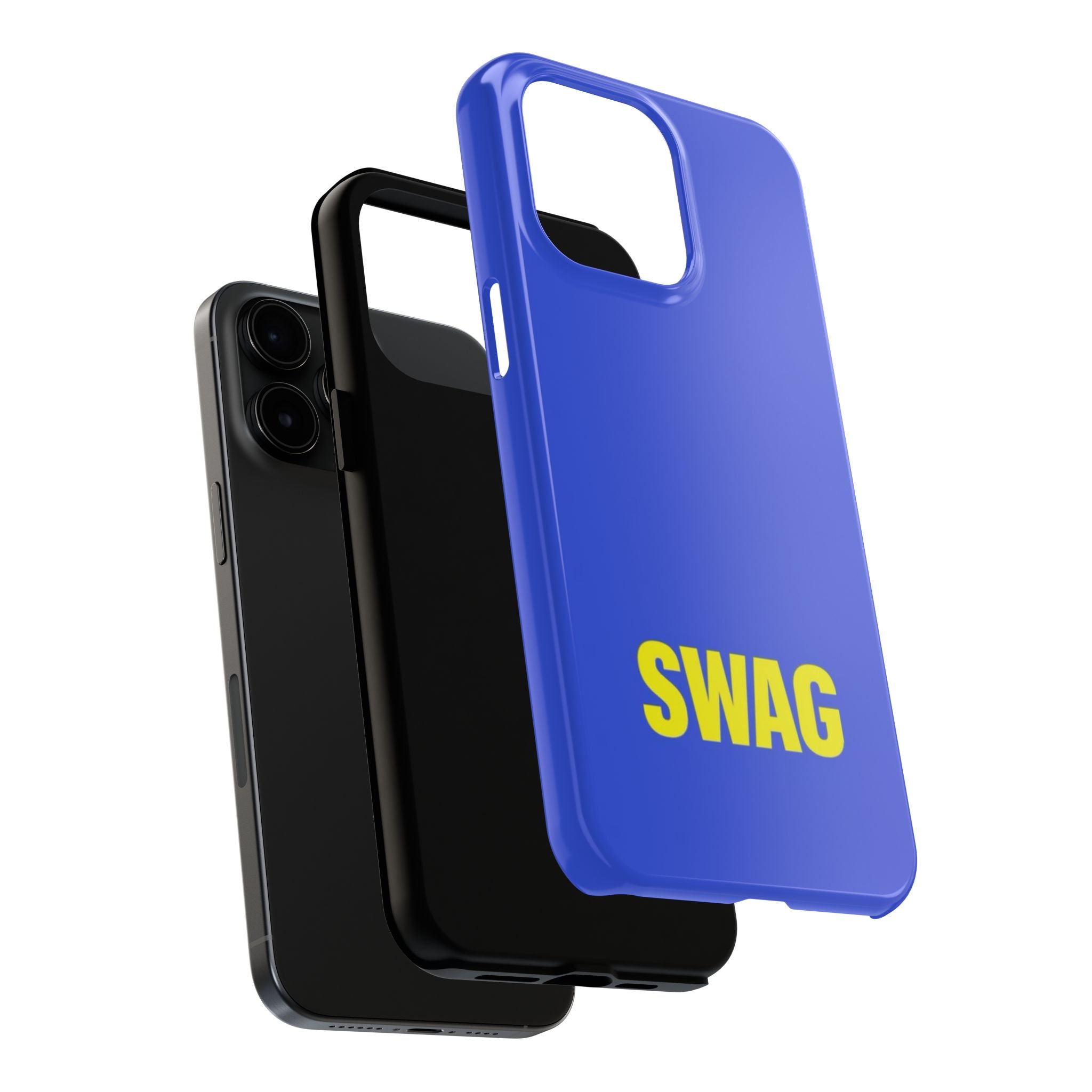 SWAG Blue Tough Phone Case — Bold Protective iPhone Cover