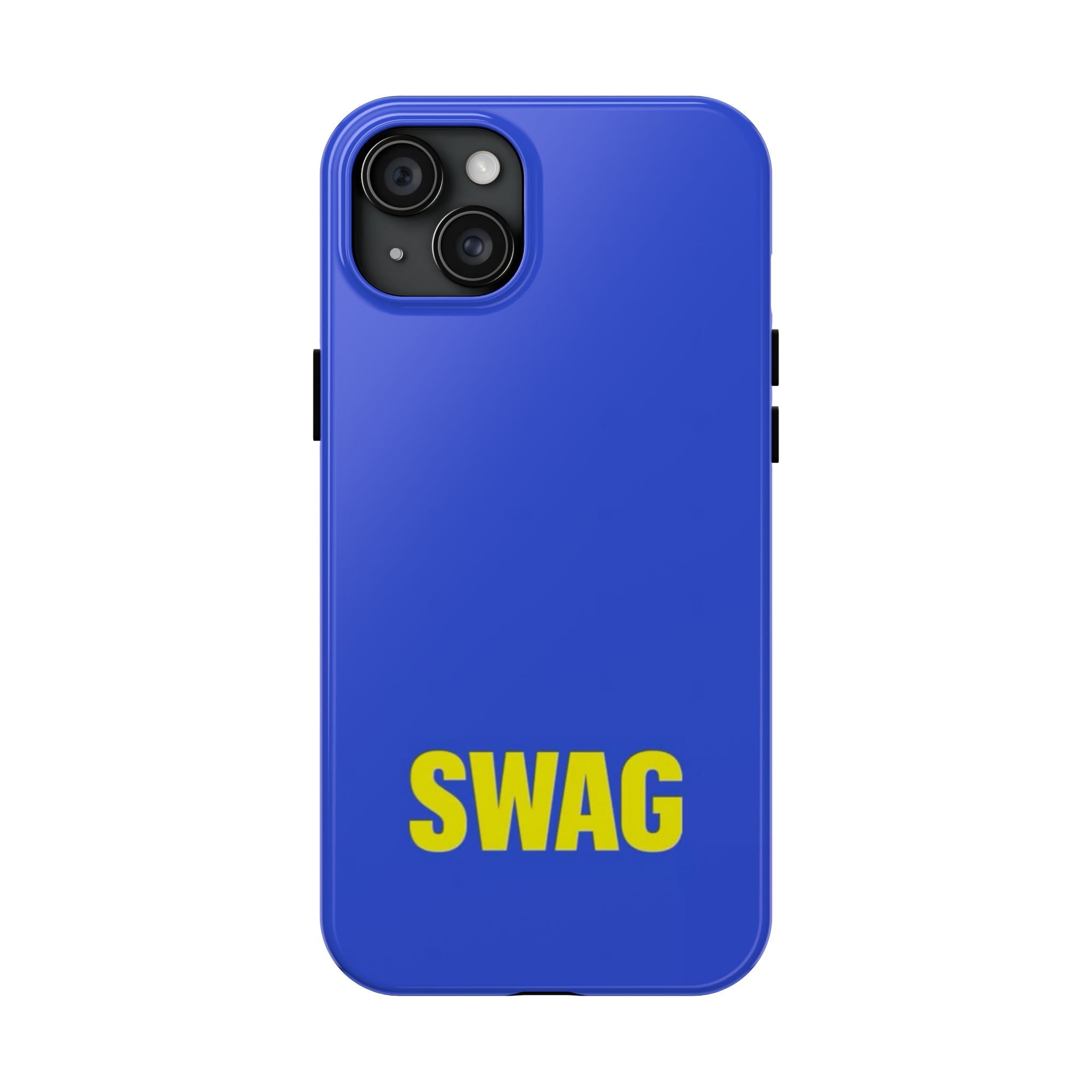 SWAG Blue Tough Phone Case — Bold Protective iPhone Cover