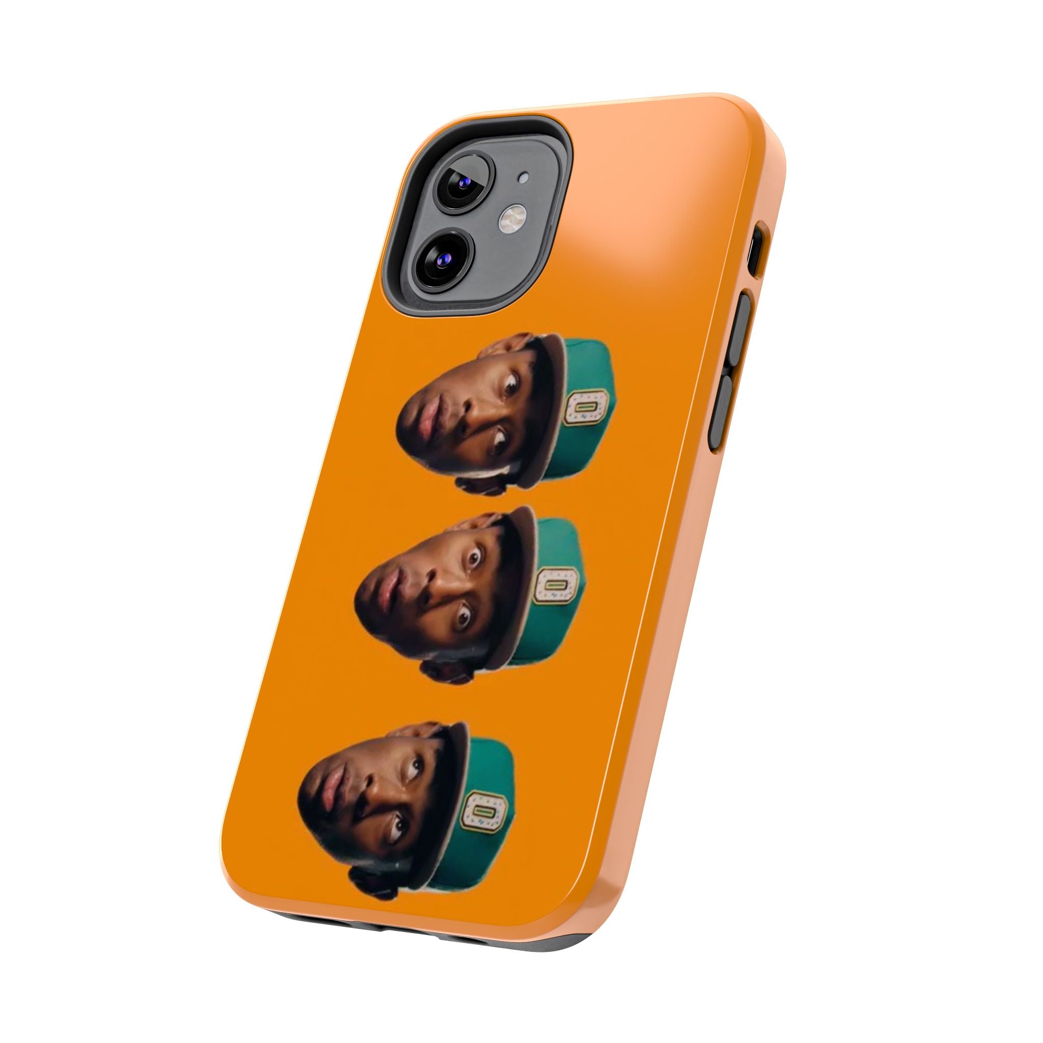 Phone Case — TYLER Triple Portrait Pop Art on Orange