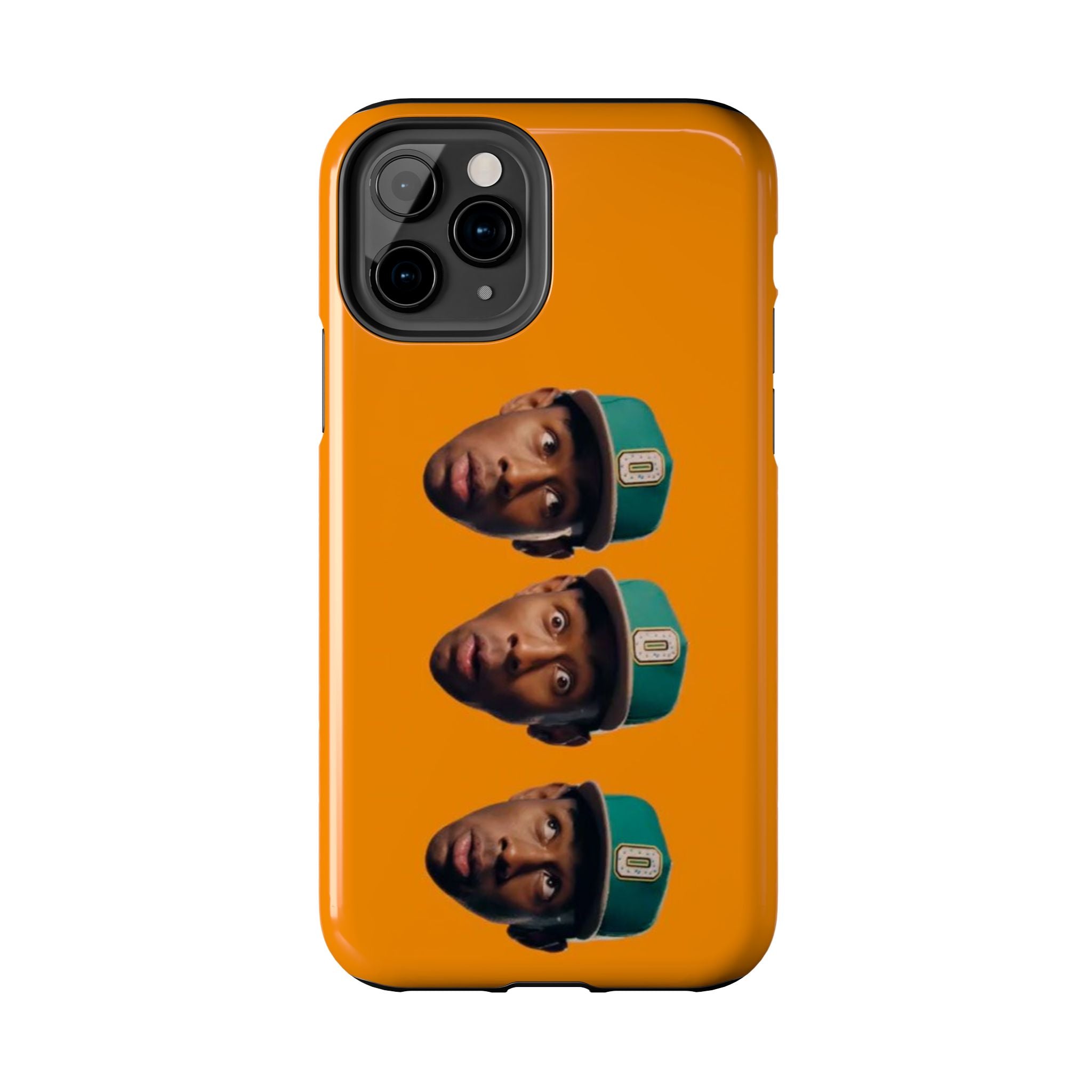 Phone Case — TYLER Triple Portrait Pop Art on Orange