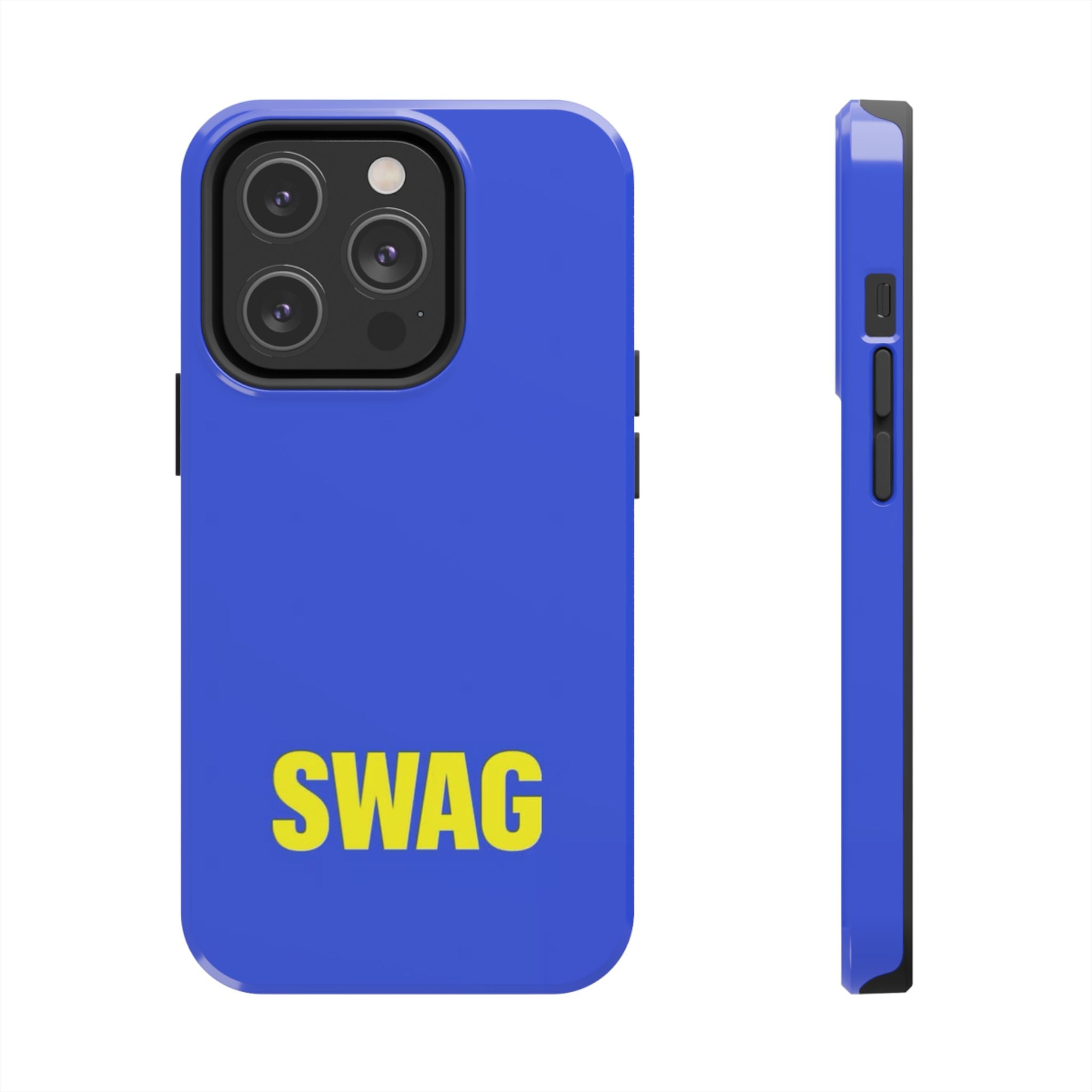 SWAG Blue Tough Phone Case — Bold Protective iPhone Cover