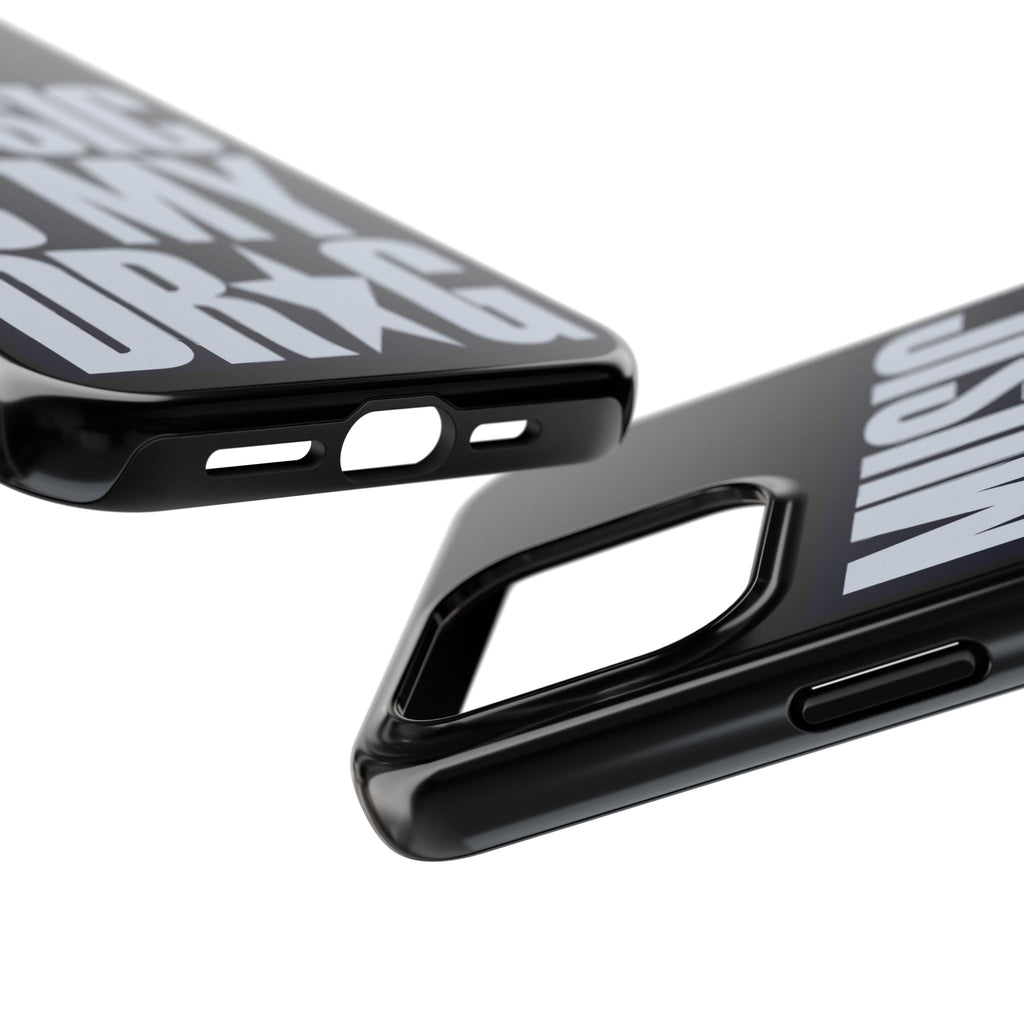 Phone Case — "Music Is My Drg" Bold Typography Protective Case