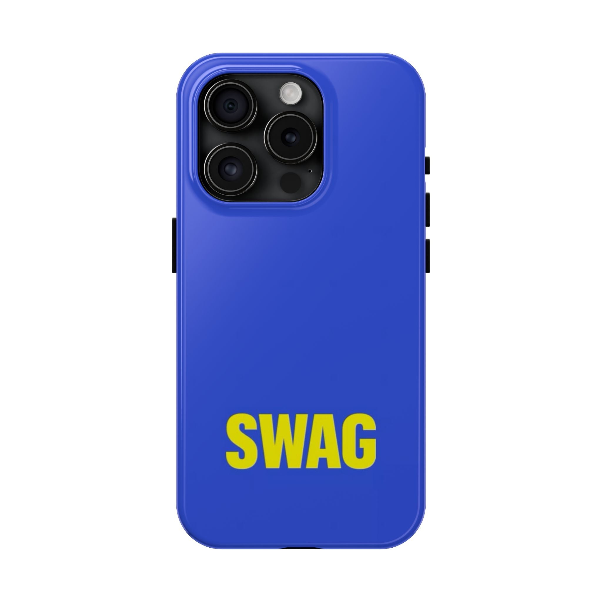 SWAG Blue Tough Phone Case — Bold Protective iPhone Cover