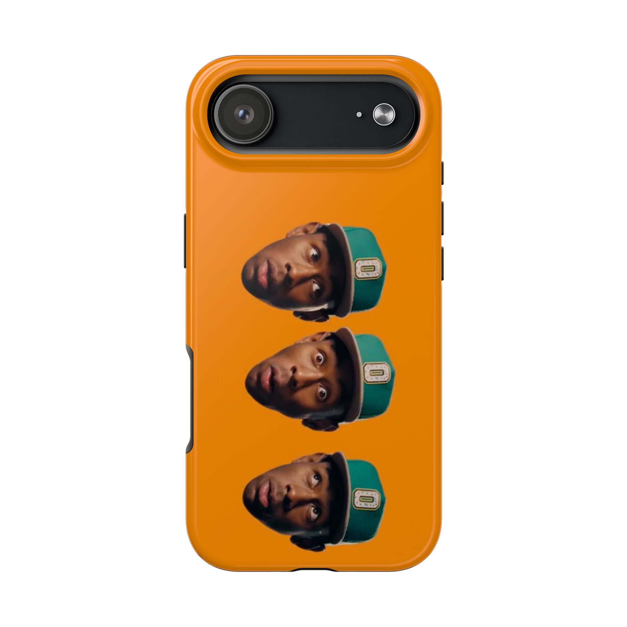 Phone Case — TYLER Triple Portrait Pop Art on Orange