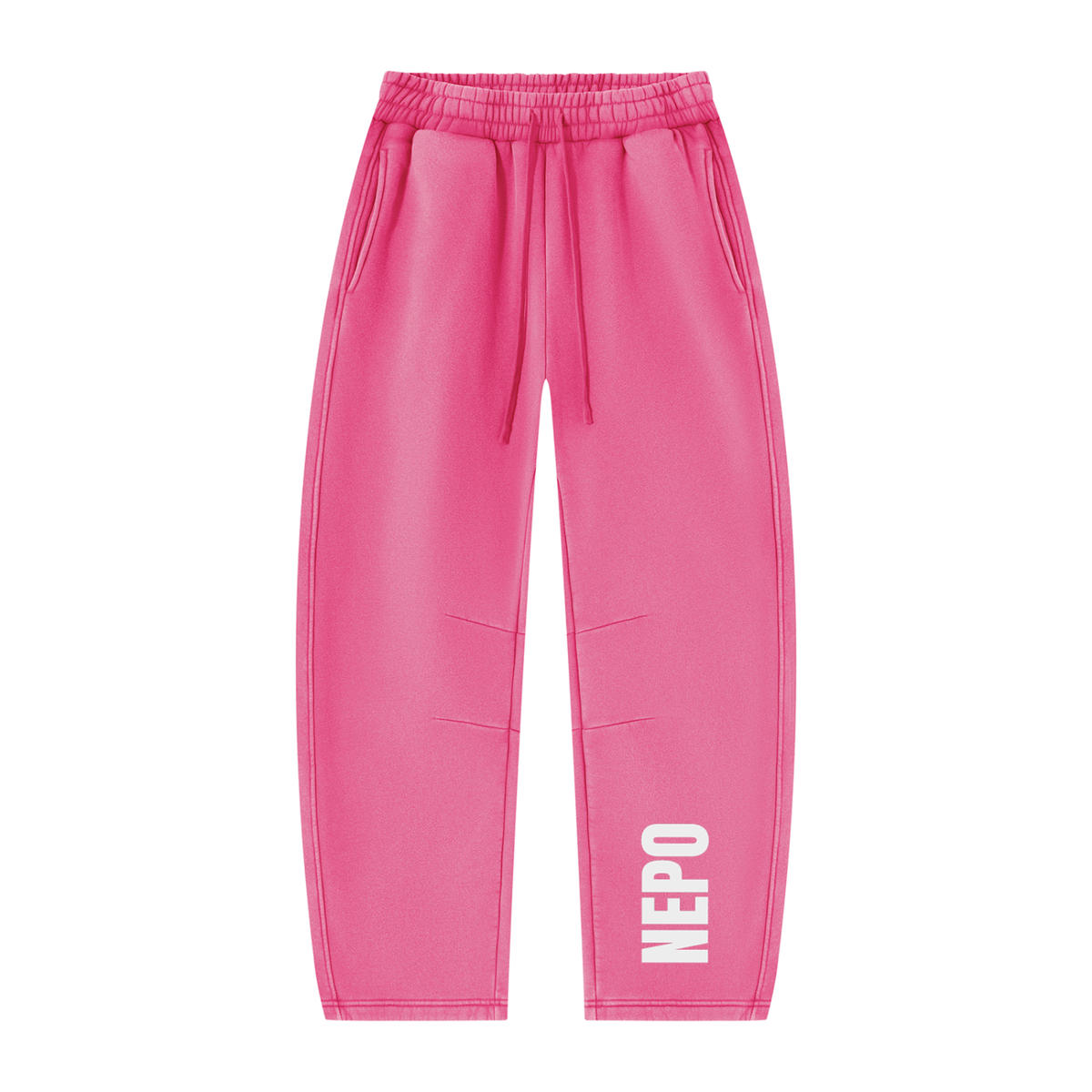 NEPO - Vintage Wash Barrel Leg Fleece Sweatpants