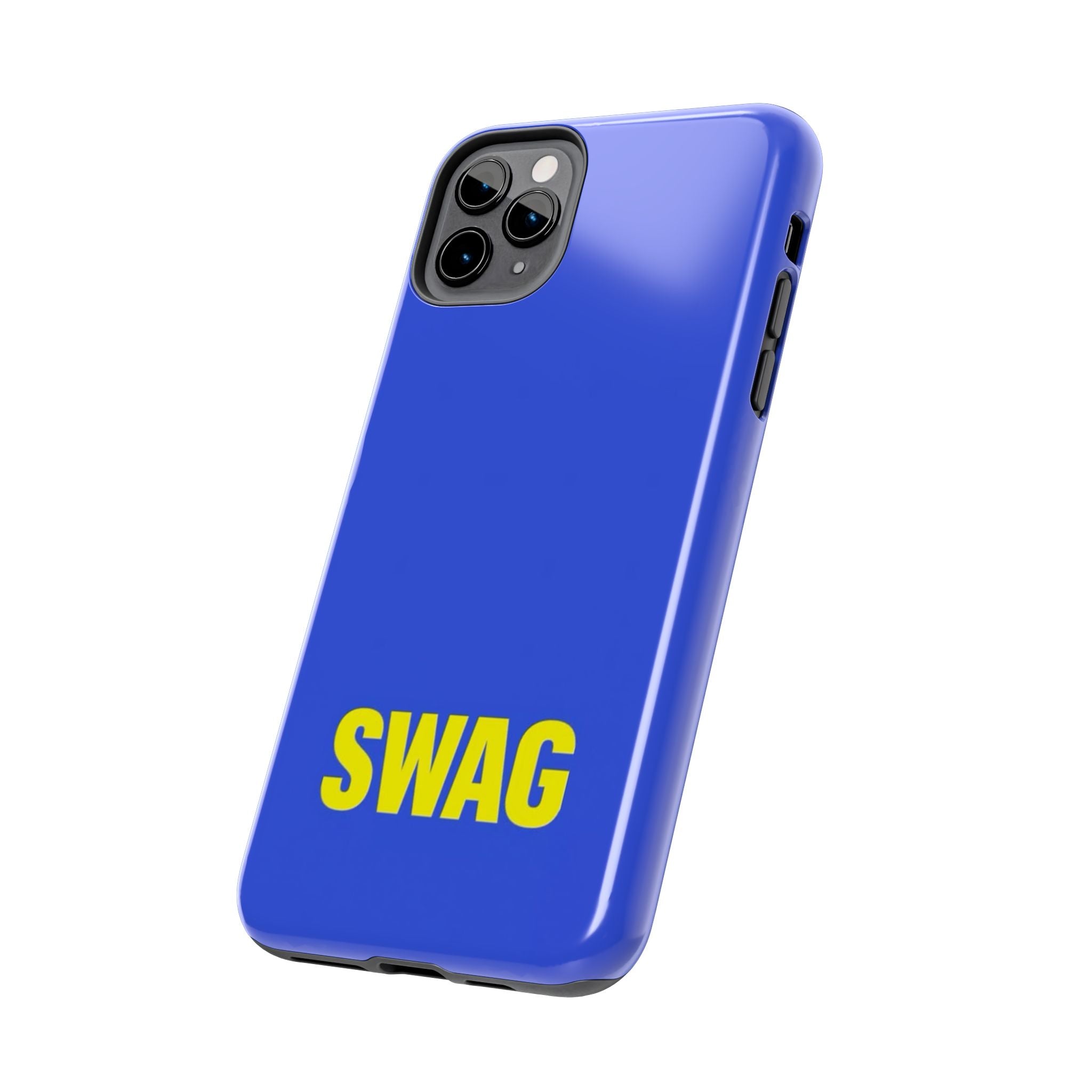 SWAG Blue Tough Phone Case — Bold Protective iPhone Cover