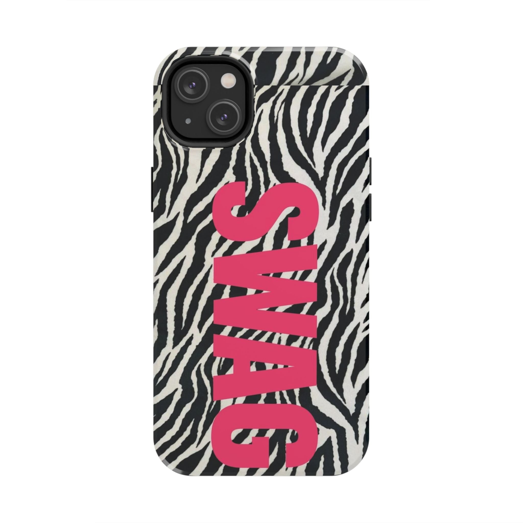 SWAG Zebra Print Phone Case — Tough Protective iPhone Cover