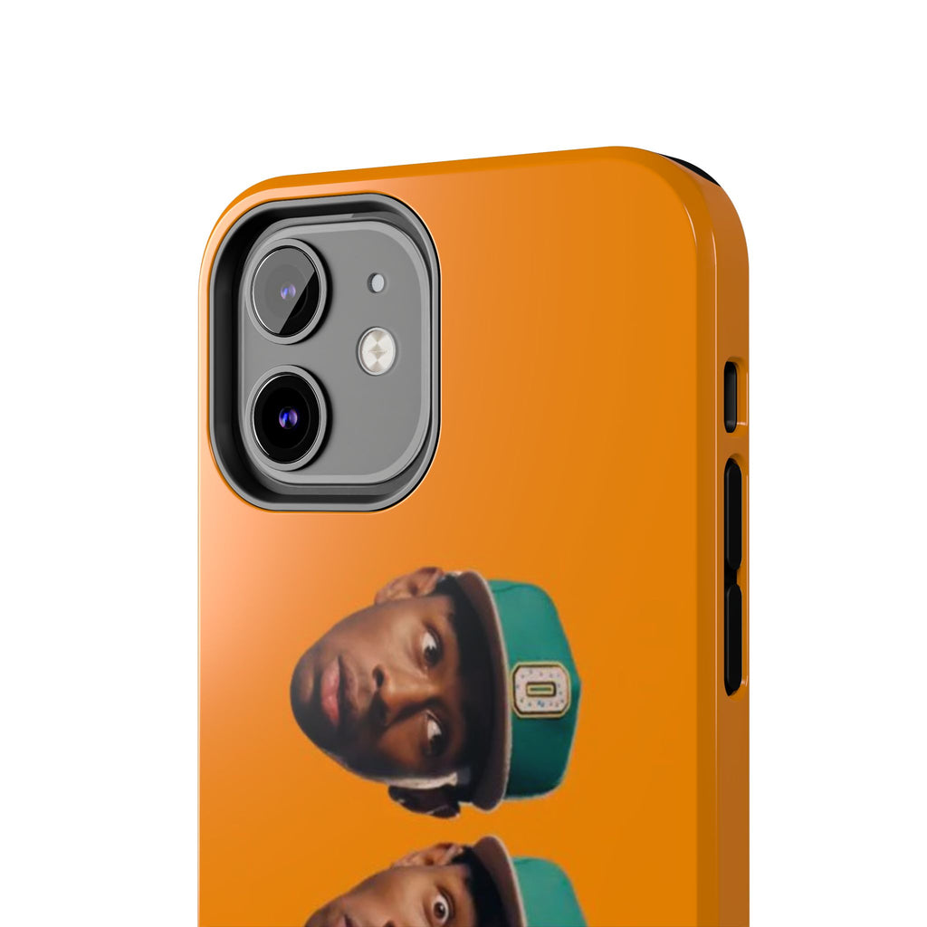 Phone Case — TYLER Triple Portrait Pop Art on Orange