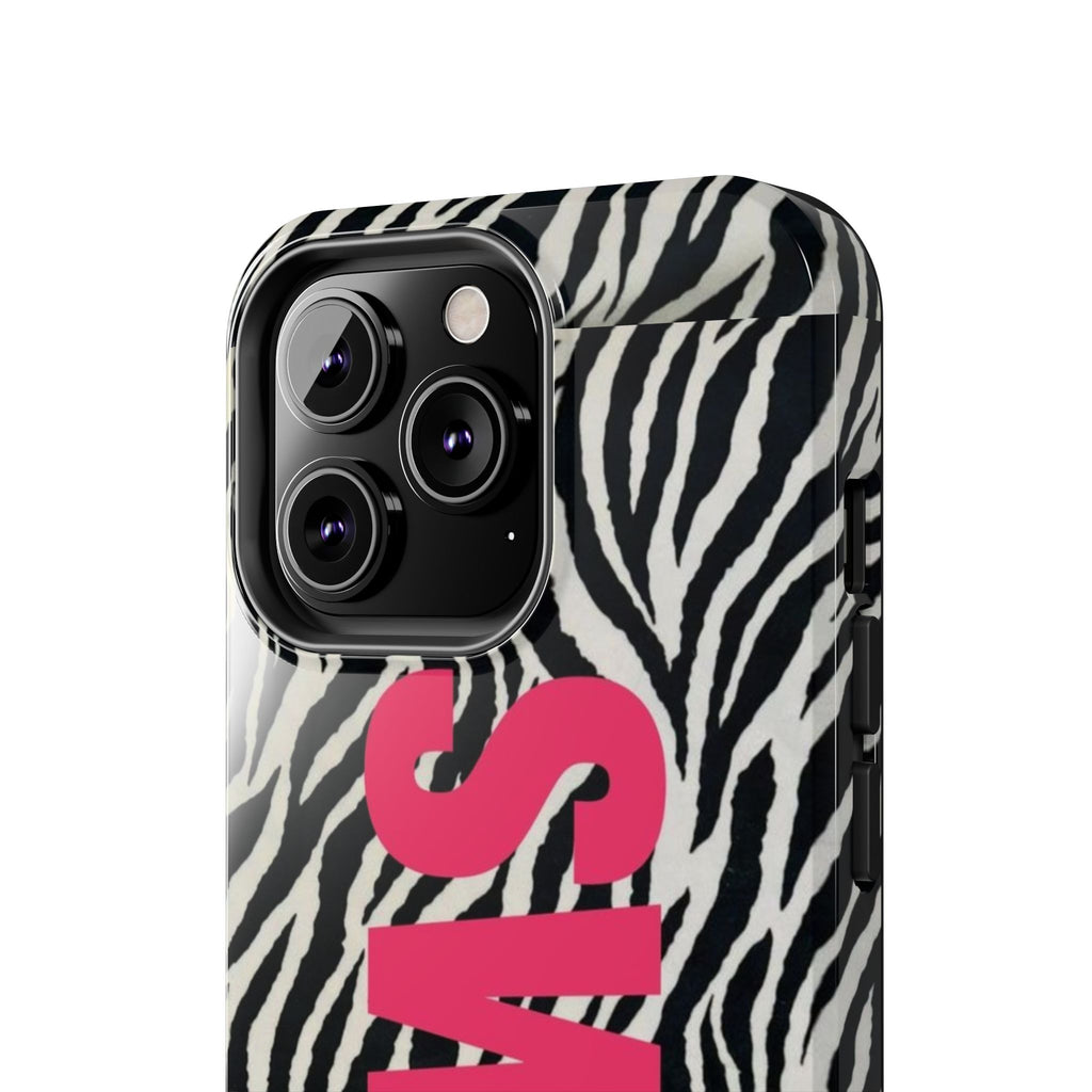SWAG Zebra Print Phone Case — Tough Protective iPhone Cover