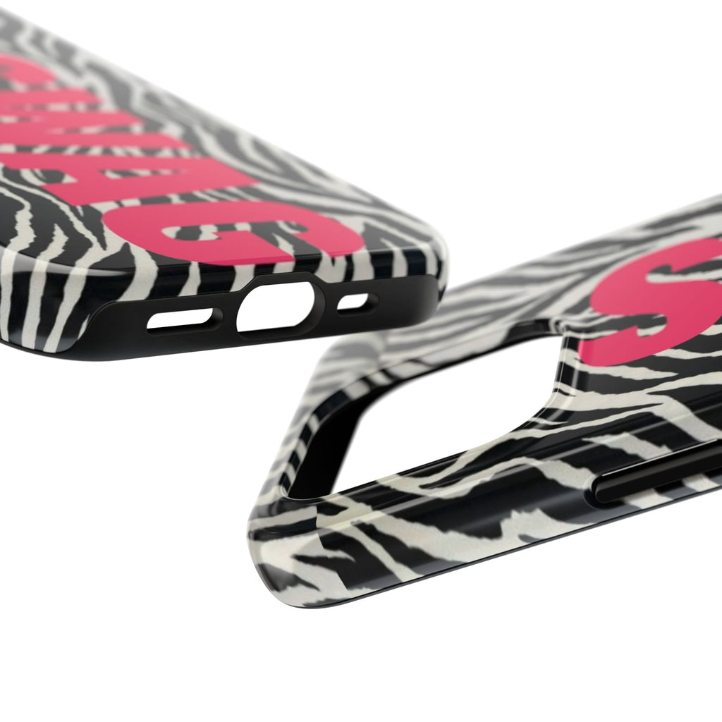 SWAG Zebra Print Phone Case — Tough Protective iPhone Cover
