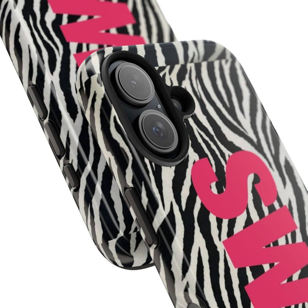 SWAG Zebra Print Phone Case — Tough Protective iPhone Cover