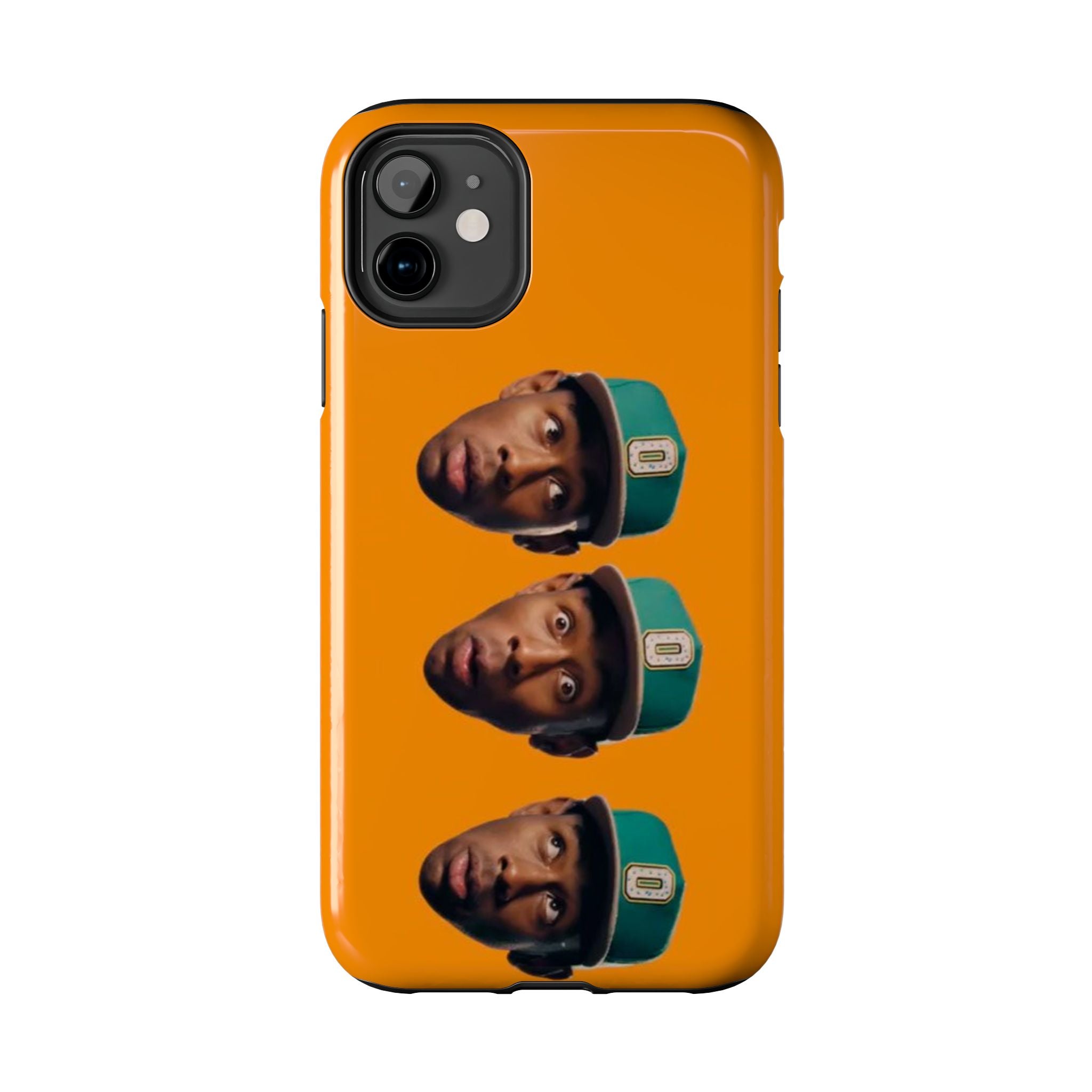 Phone Case — TYLER Triple Portrait Pop Art on Orange