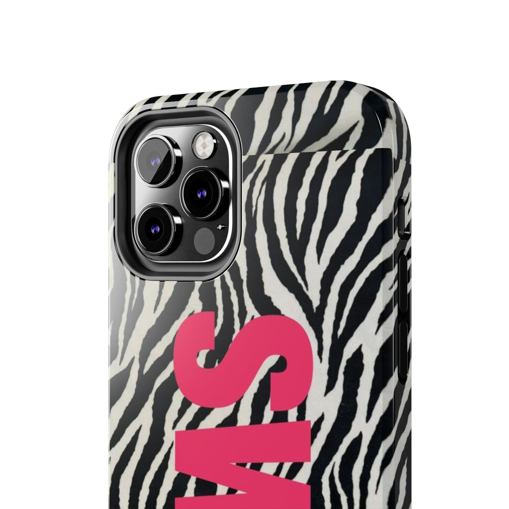 SWAG Zebra Print Phone Case — Tough Protective iPhone Cover