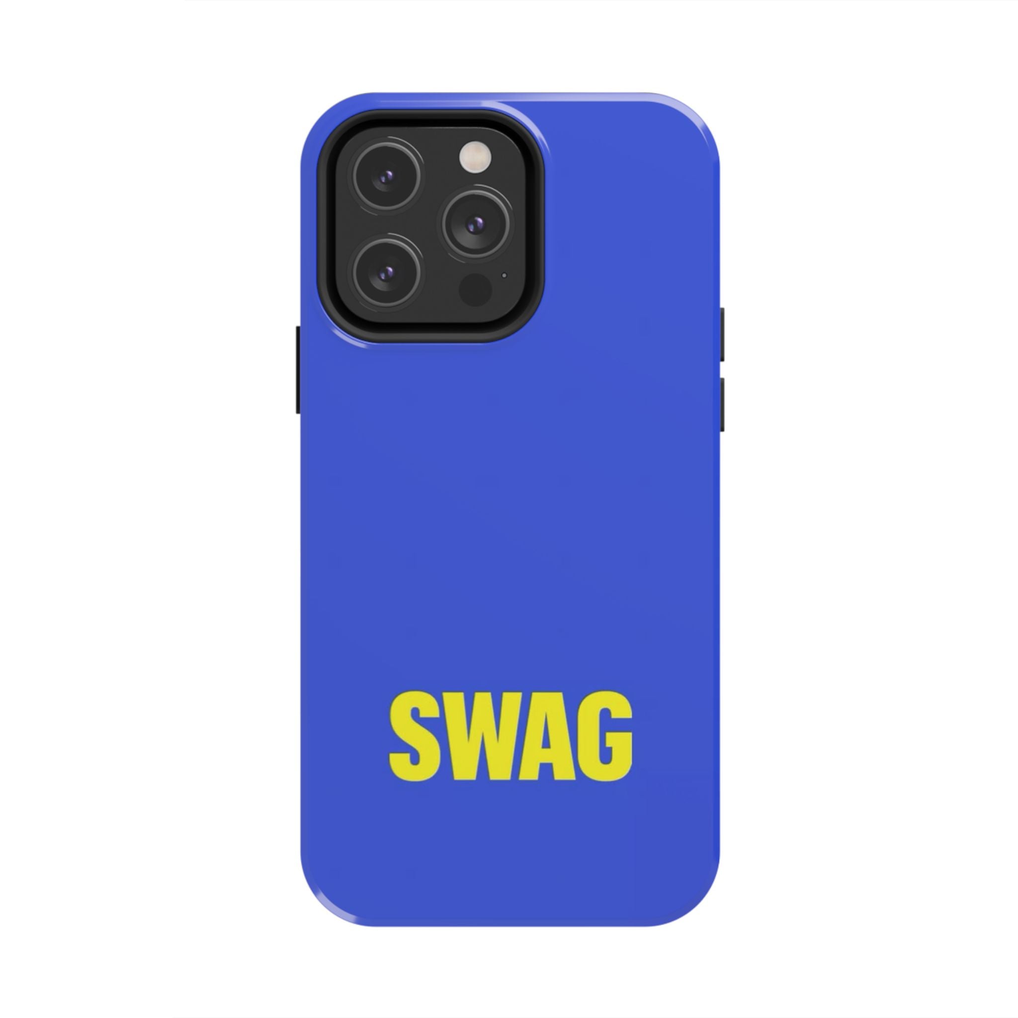 SWAG Blue Tough Phone Case — Bold Protective iPhone Cover
