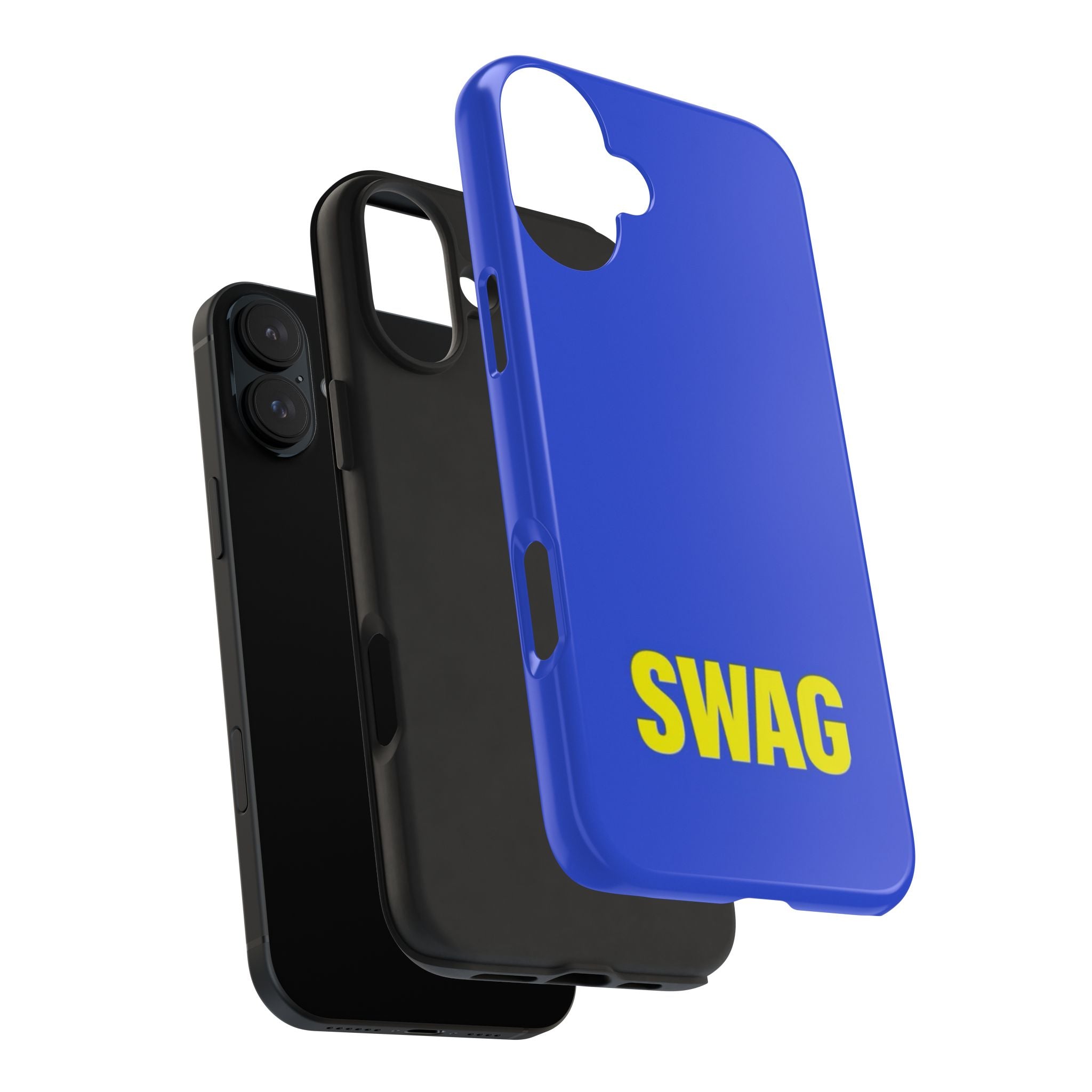 SWAG Blue Tough Phone Case — Bold Protective iPhone Cover