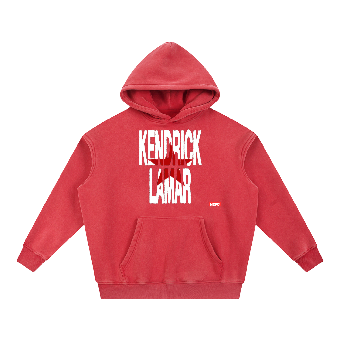 Snow Wash Fleece Oversize Hoodie