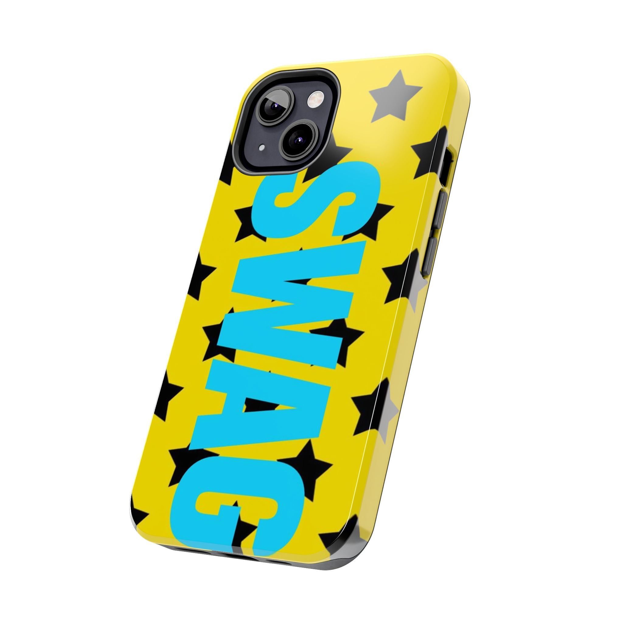 SWAG Star Phone Case — Bold Yellow & Blue Tough Protective Case