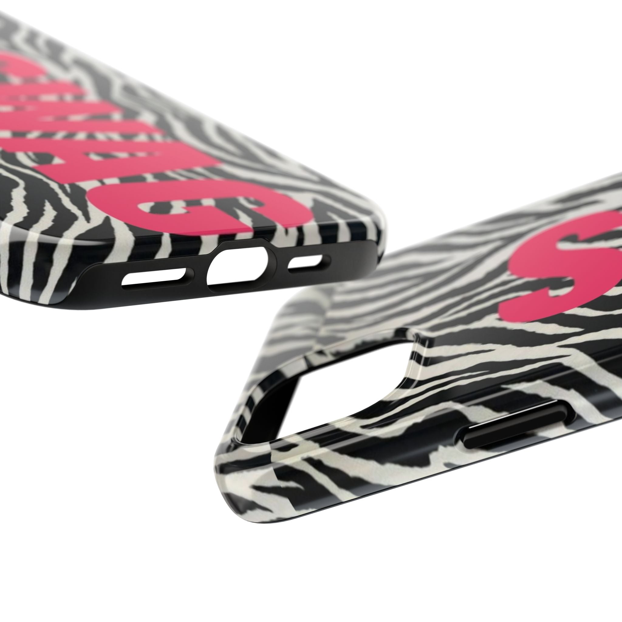 SWAG Zebra Print Phone Case — Tough Protective iPhone Cover