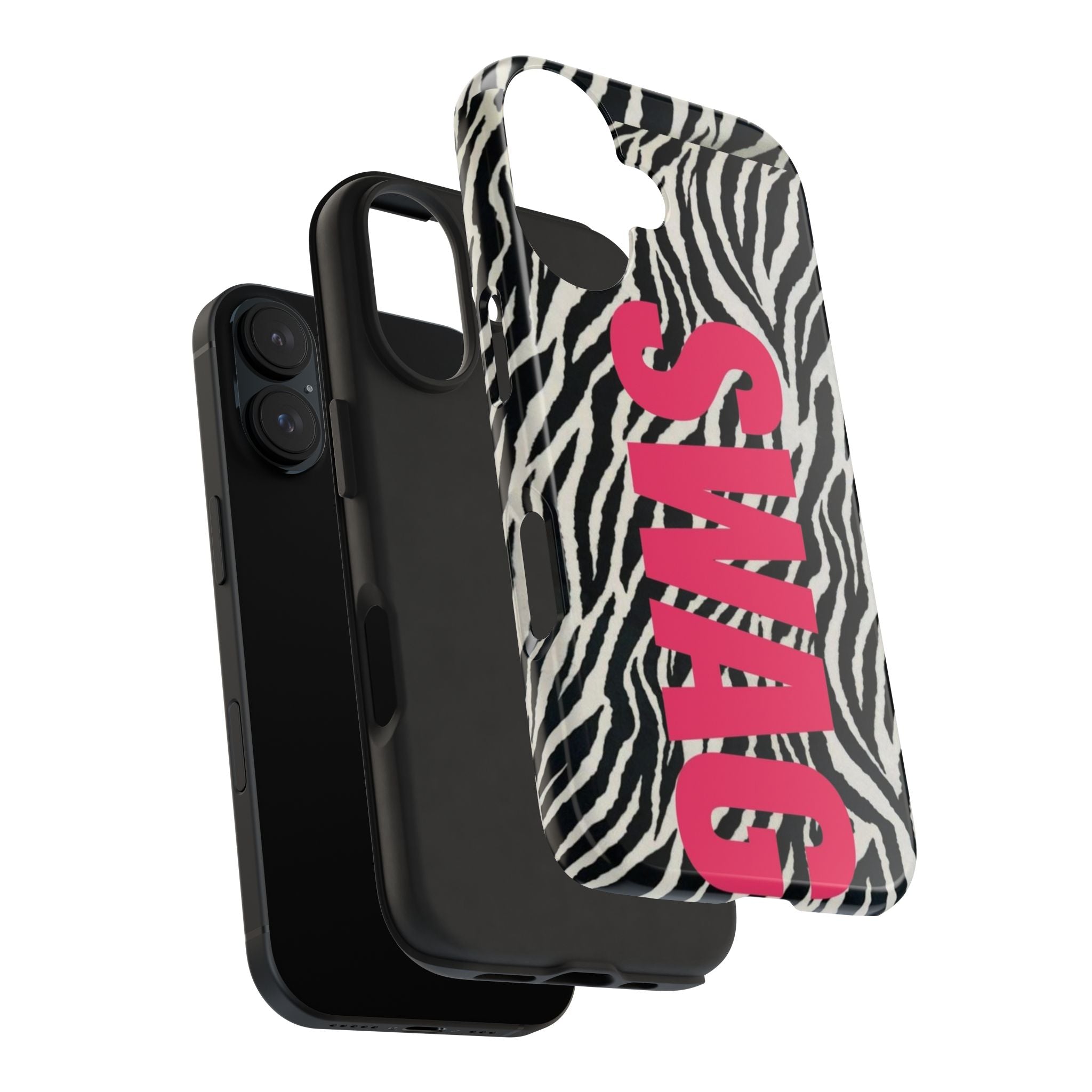SWAG Zebra Print Phone Case — Tough Protective iPhone Cover