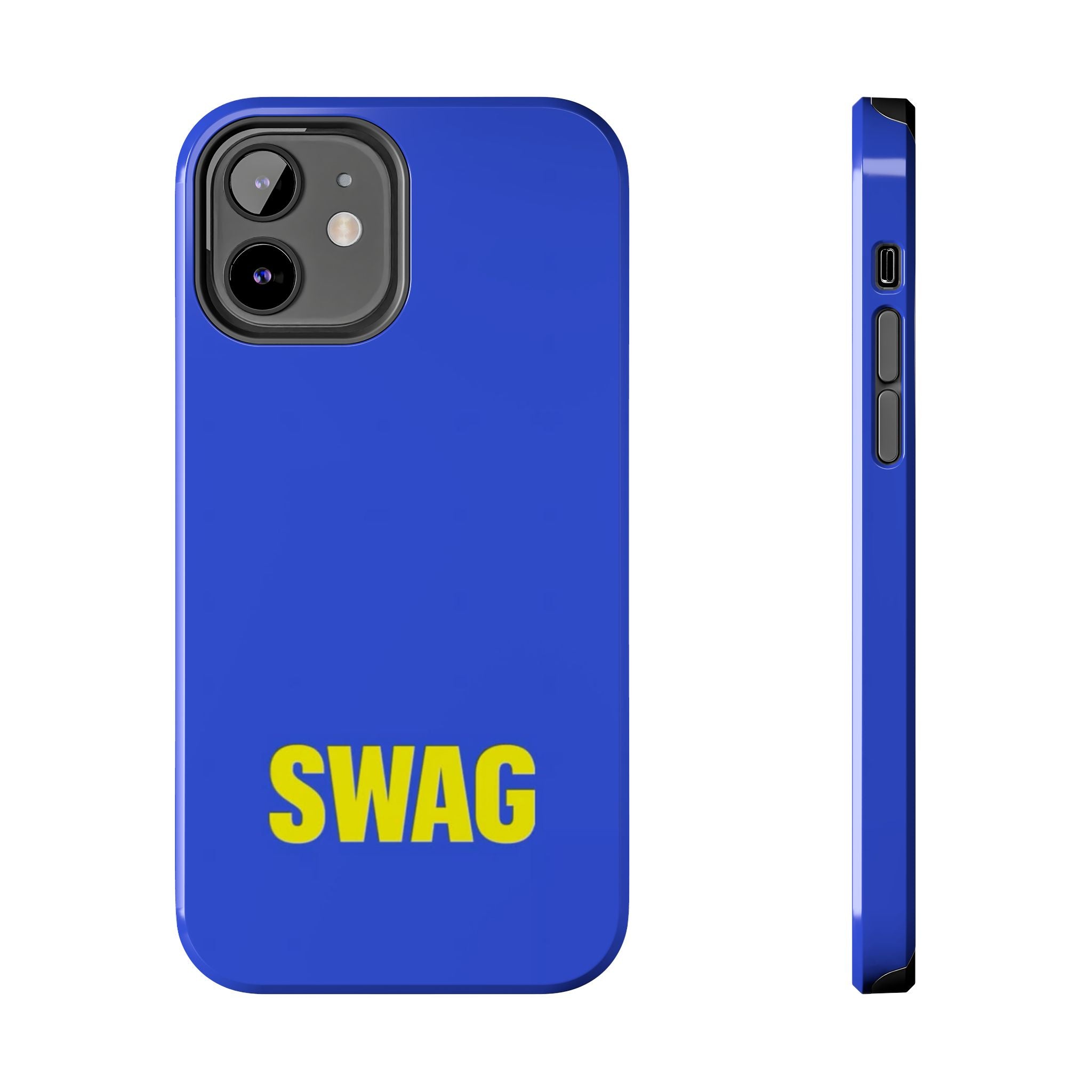SWAG Blue Tough Phone Case — Bold Protective iPhone Cover