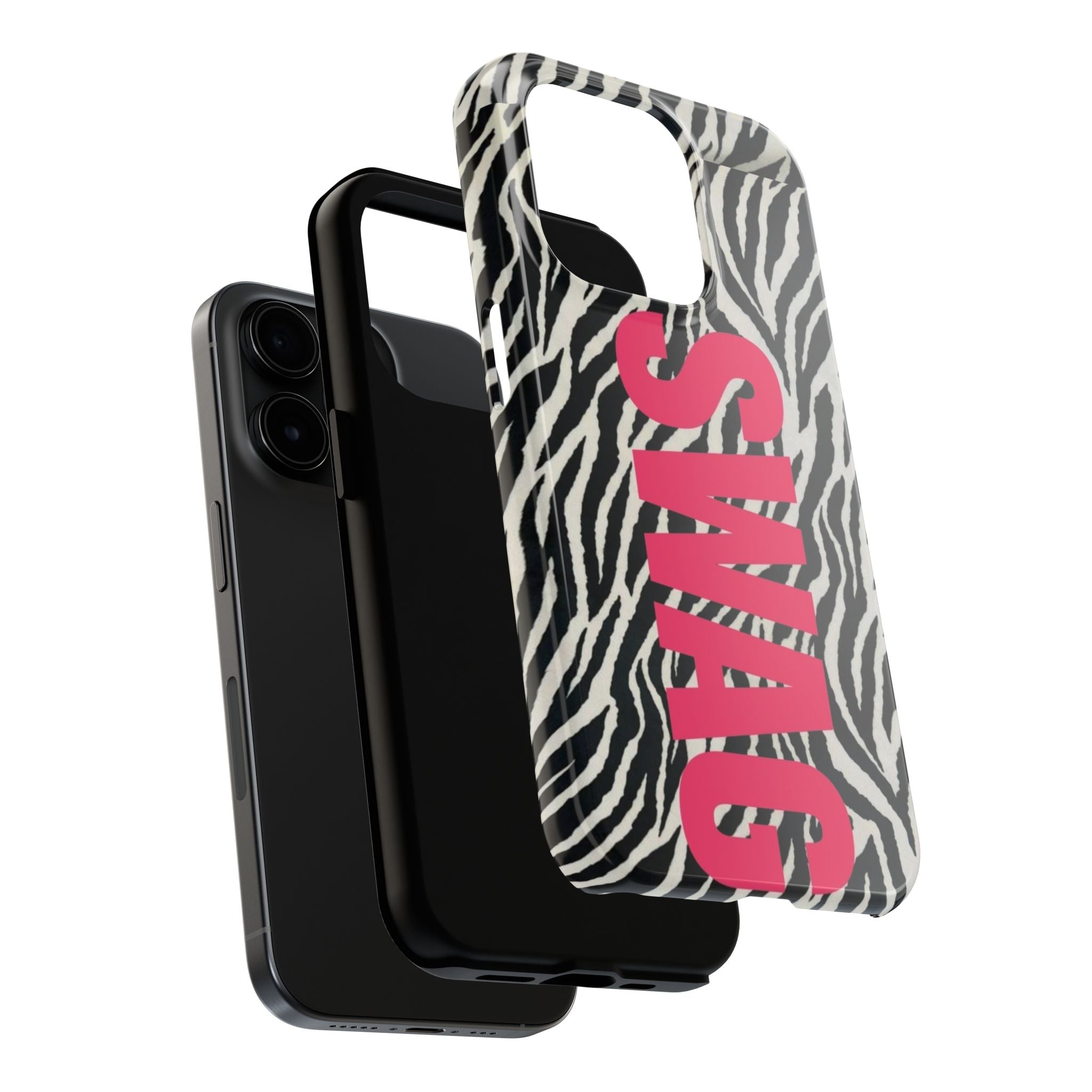 SWAG Zebra Print Phone Case — Tough Protective iPhone Cover