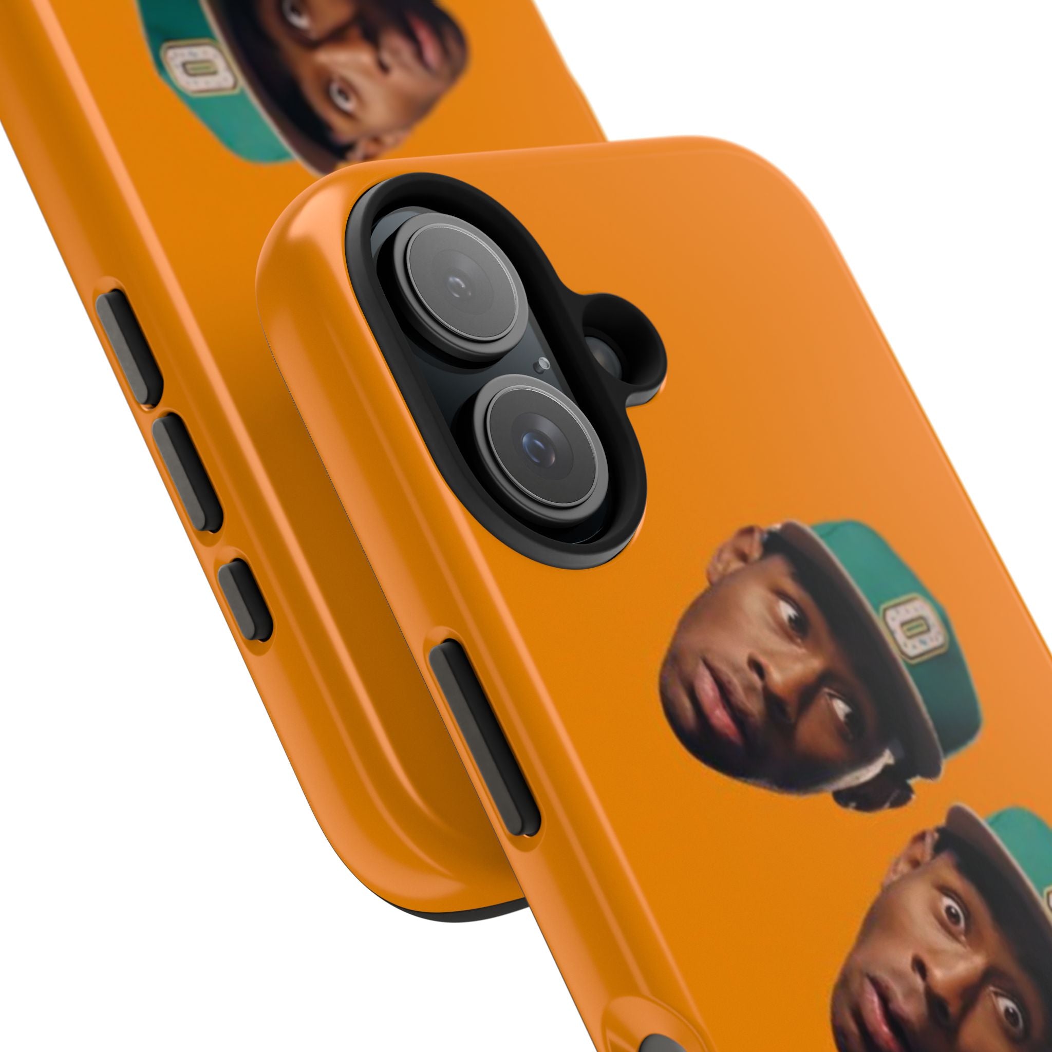 Phone Case — TYLER Triple Portrait Pop Art on Orange