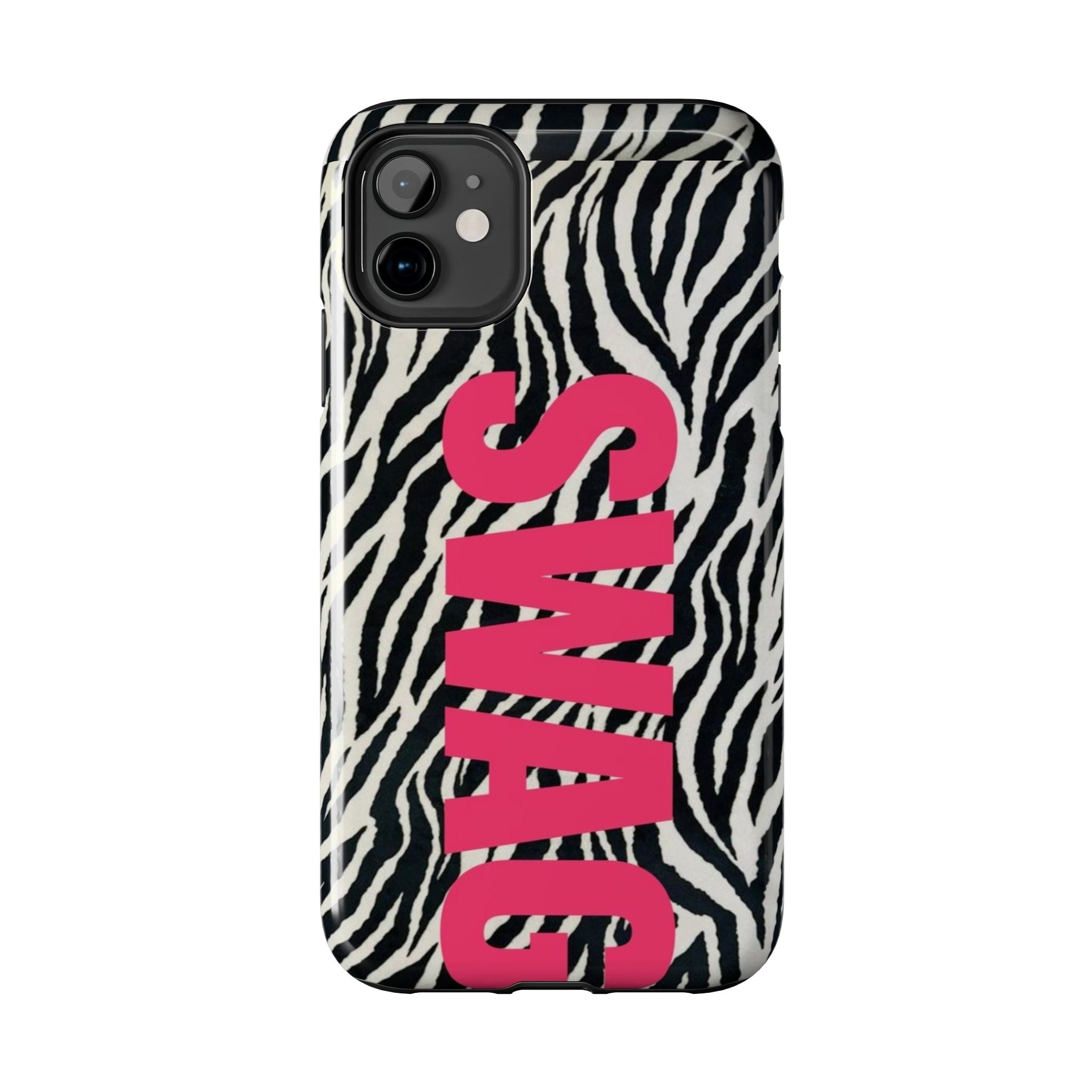 SWAG Zebra Print Phone Case — Tough Protective iPhone Cover