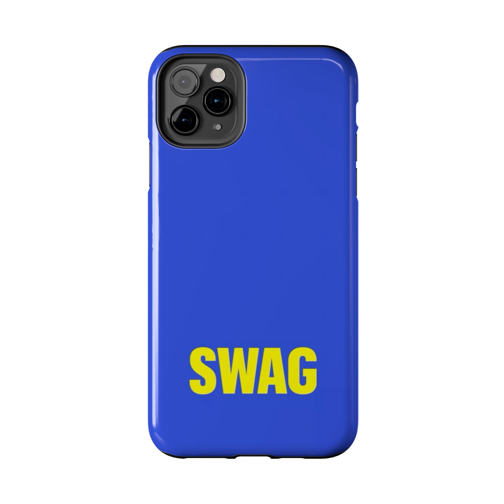 SWAG Blue Tough Phone Case — Bold Protective iPhone Cover