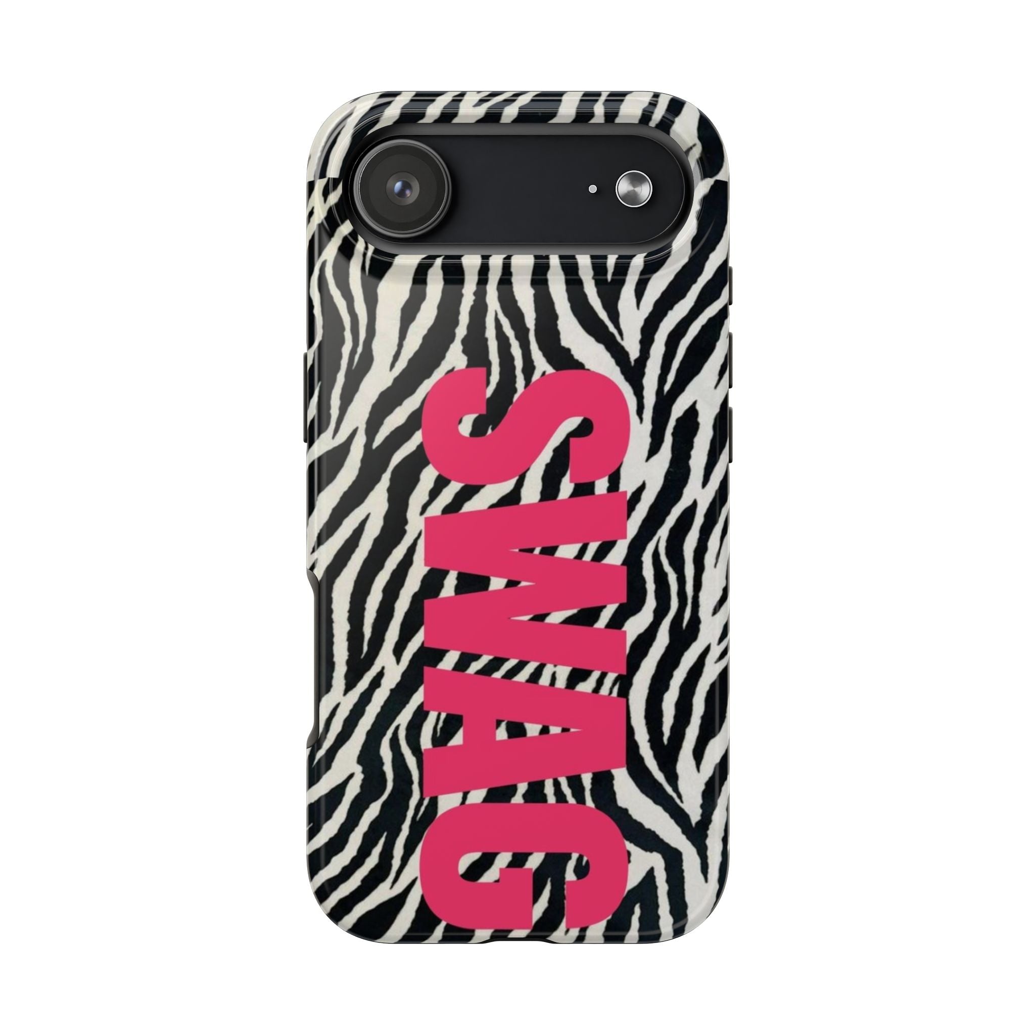 SWAG Zebra Print Phone Case — Tough Protective iPhone Cover
