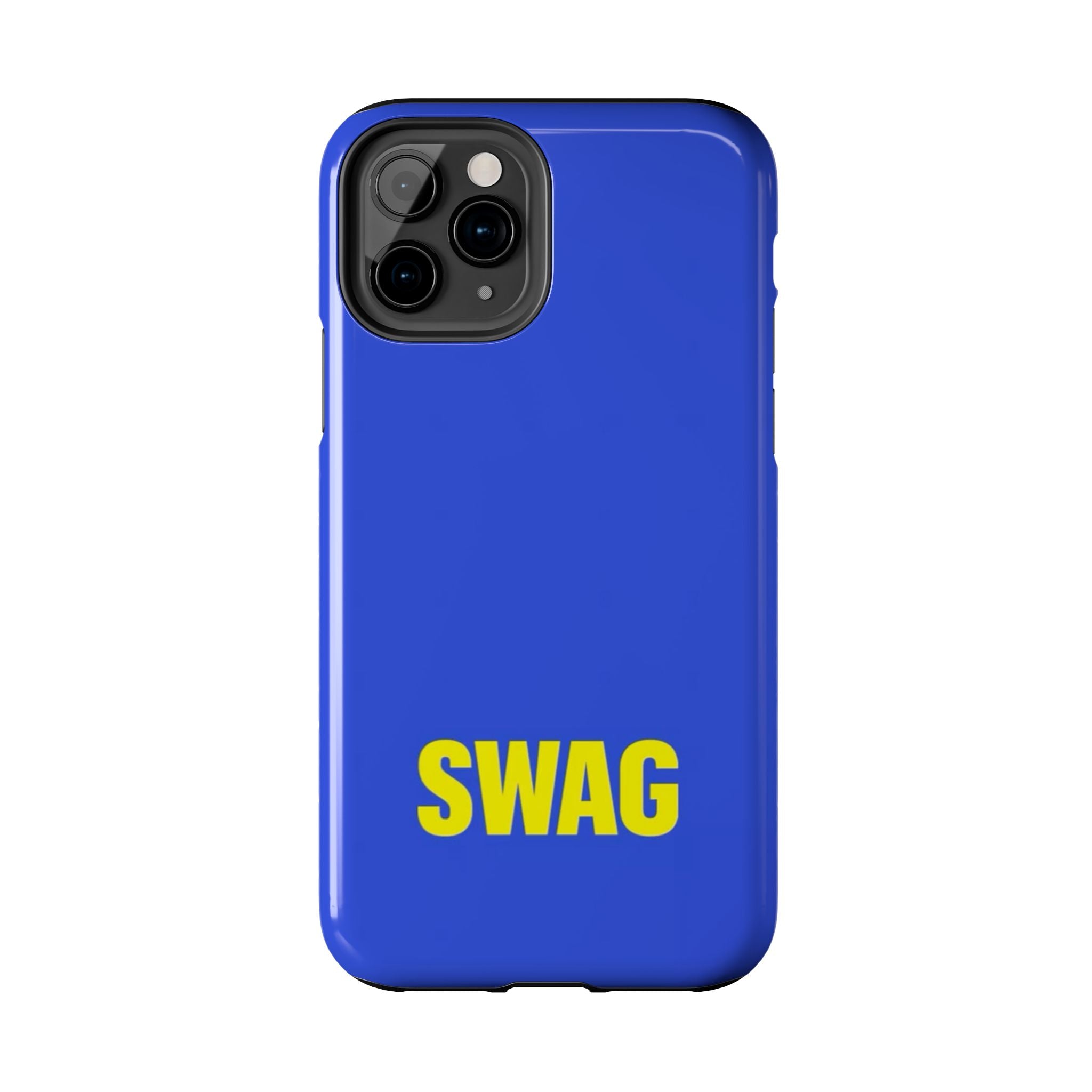 SWAG Blue Tough Phone Case — Bold Protective iPhone Cover