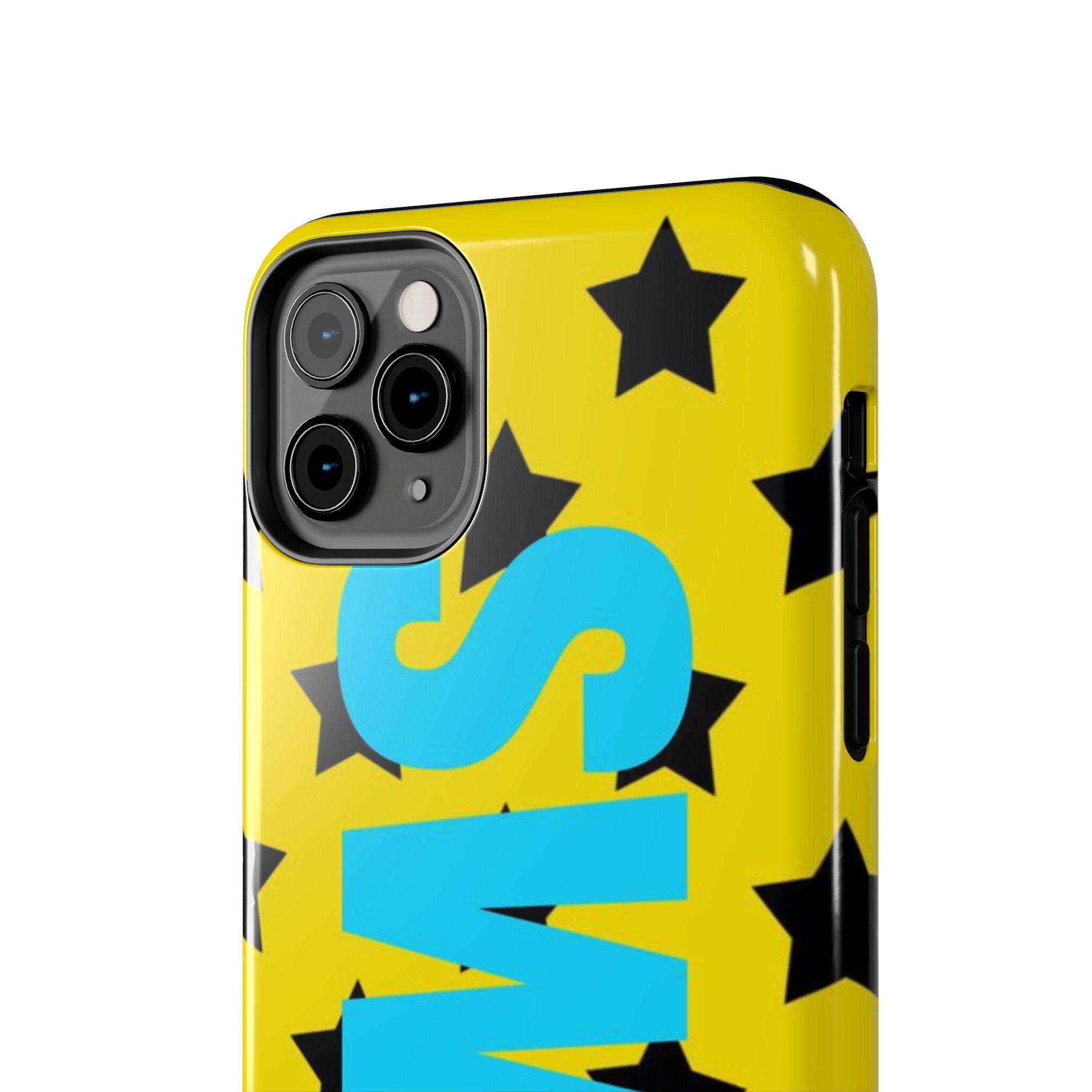 SWAG Star Phone Case — Bold Yellow & Blue Tough Protective Case