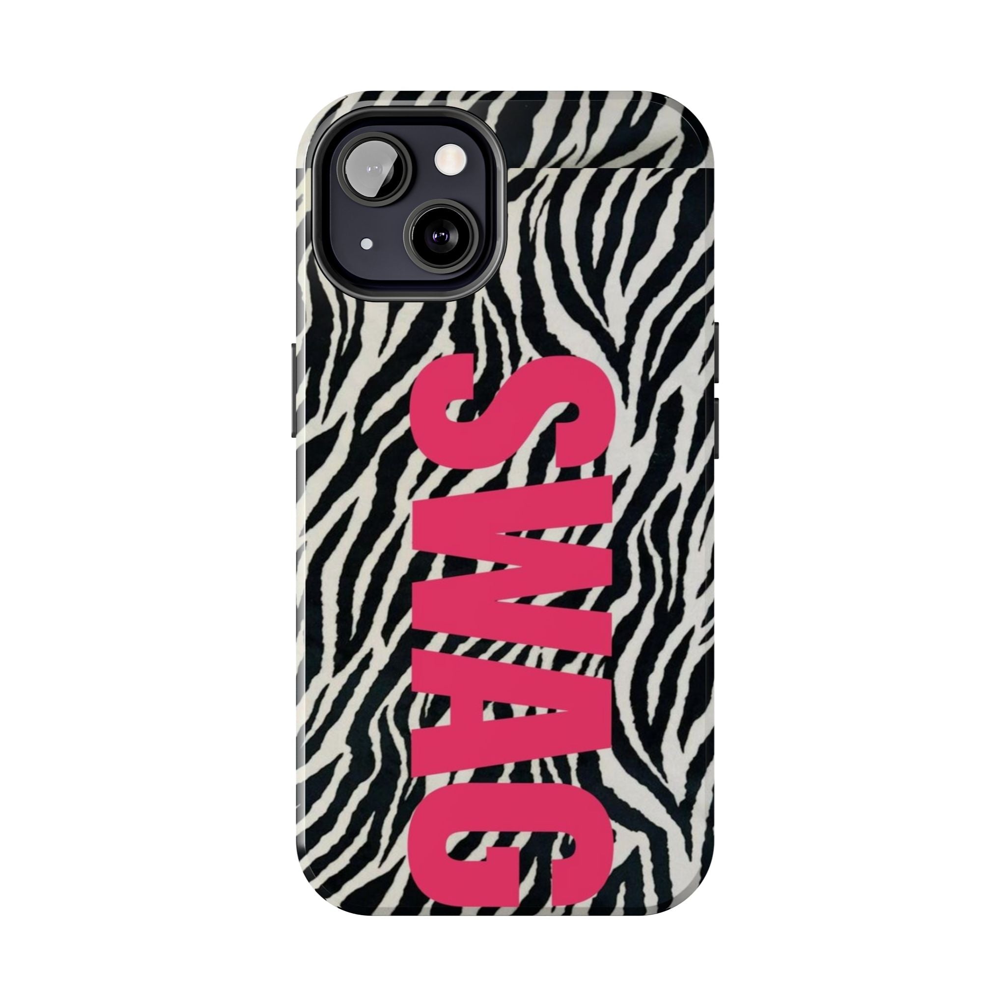 SWAG Zebra Print Phone Case — Tough Protective iPhone Cover