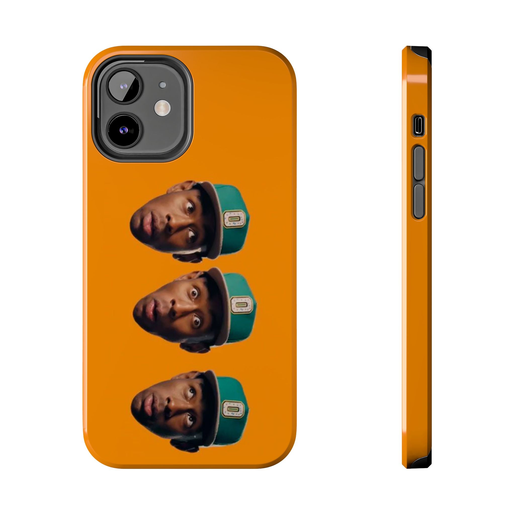 Phone Case — TYLER Triple Portrait Pop Art on Orange