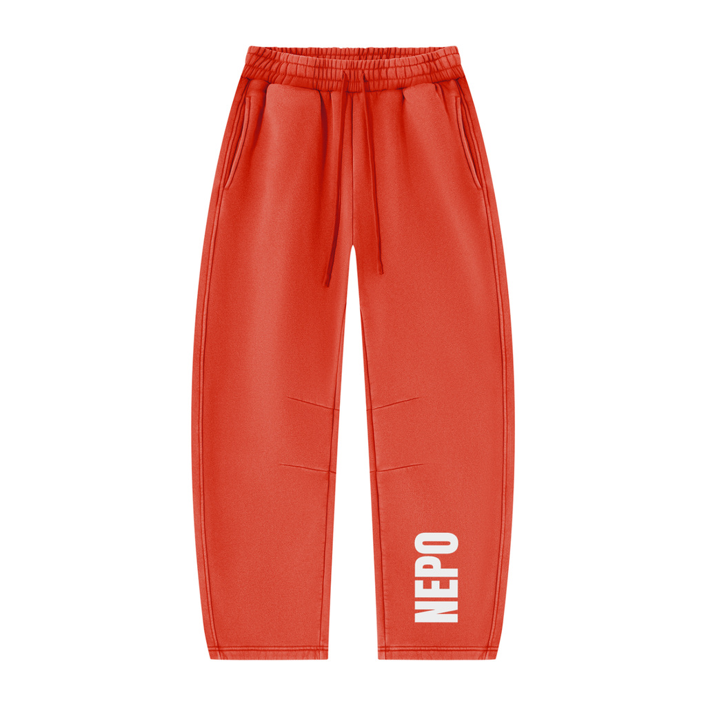 NEPO - Vintage Wash Barrel Leg Fleece Sweatpants