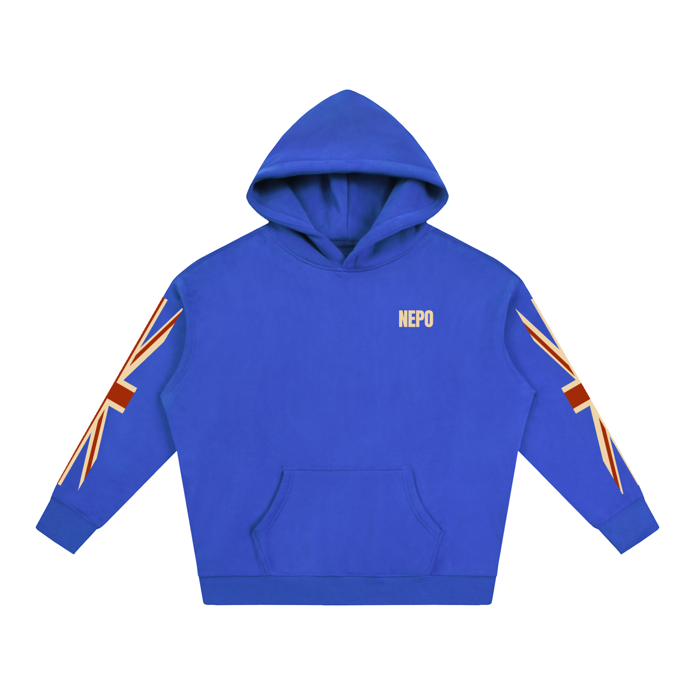 Union Jack - Oversize Fleeced Hoodie