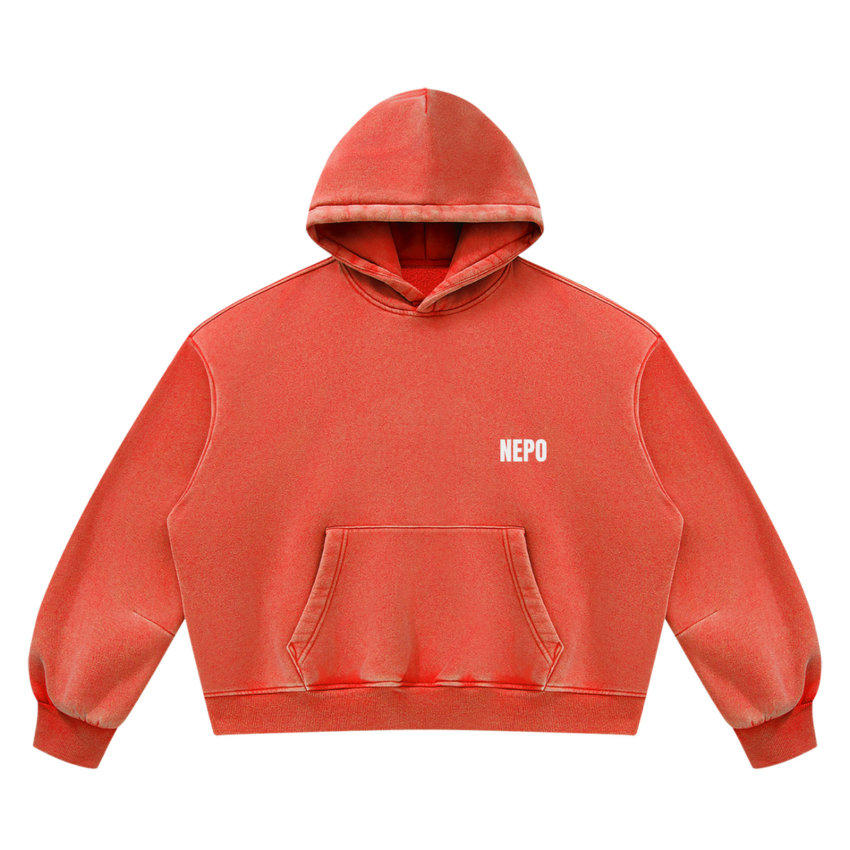 MAKE ART- Unisex Vintage Wash Boxy Fleece Hoodie