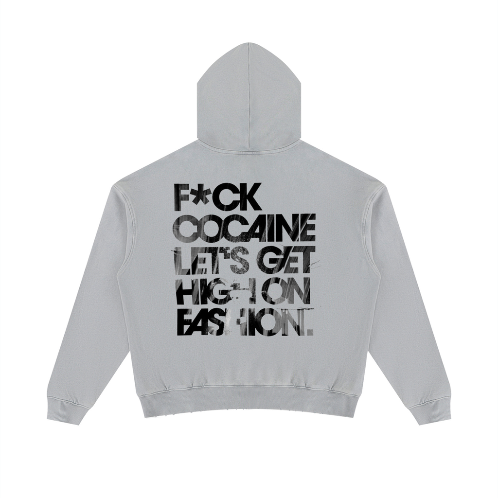 Unisex Mineral Wash Distressed Hoodie