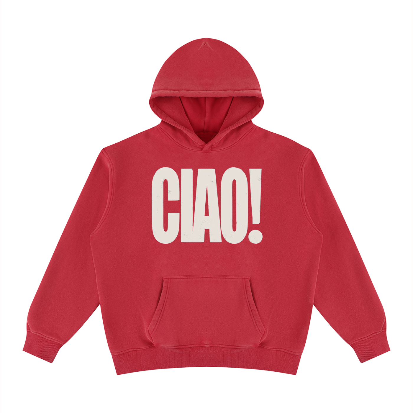 Unisex Vintage Wash Fleece Hoodie