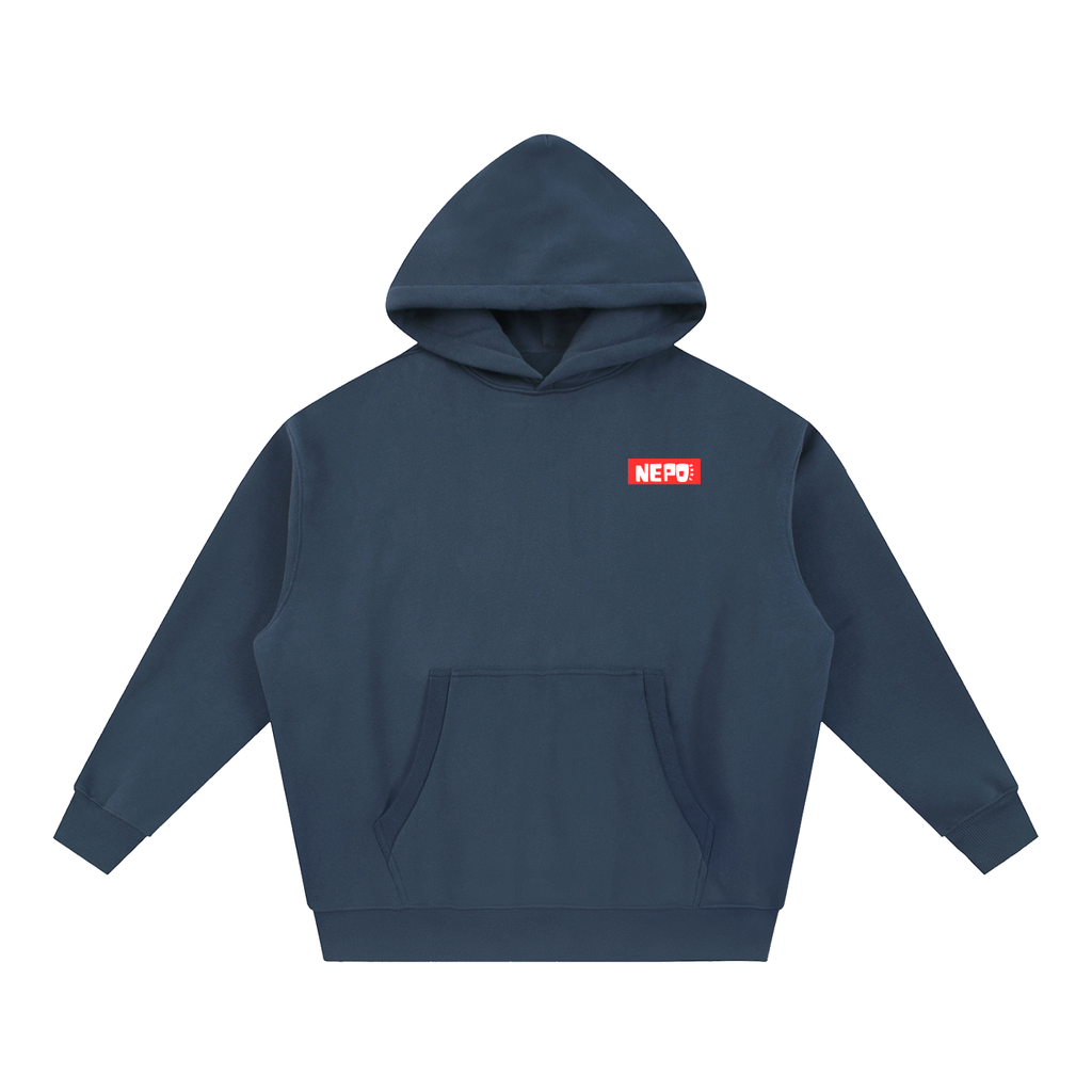 Essential Oversized Boxy Fit Fleece Hoodie